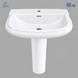 Pedetal Basin White JC-0065 EWA مغسلة افرنجي ابيض JC-0065 ايوا