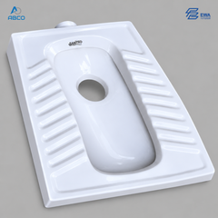 Toilet Floor Seat White 2004 Ceramic Hindi كرسي عربي ابيض 2004 خزف هندي
