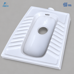 Toilet Floor Seat White 2004 Ceramic Hindi كرسي عربي ابيض 2004 خزف هندي