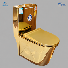 WC Toilet Seat One Piece Plane Golden 5019 3366 EWA كرسي قطعه واحد دائري ذهبي 5019  3366 ايوا