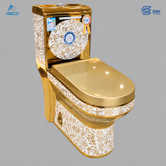 WC Toilet Seat One Piece Decore Silver 5017 EWA كرسي افرنجي قطعة واحد رصاصي 5017 ايوا