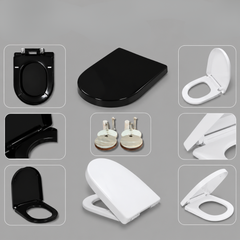 WC Toilet Seat Cover White EWA غطاء كرسي افرنجي ابيض ايوا