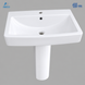 Pesetal Basin White JC-004 EWA مغسلة افرنجي ابيض JC-004 ايوا