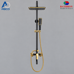 Shower Set with Mixer Meloda C103 Italy Bathroy خلاط دش طقم كامل كروم ايطالي ميلودا