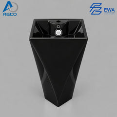 Pedestal Basin One Piece White 305 EWA مغسلة افرنجي قطعة واحد ابيض 305 ايوا