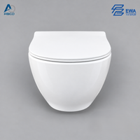 Wall Hung WC Toilet White 5020 EWA كرسي معلق ابيض 5020 ايوا