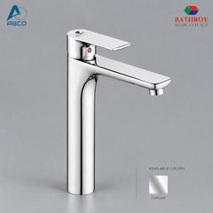 Basin Mixer Long Chrome Italy Bravo Bathroy  خلاط مغسلة طويل كروم ايطالي براوو باثروئي