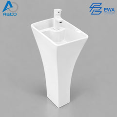 Pedestal Basin One Piece 8133 EWA مغسلة افرنجي قطعة واحد 8133 ايوا
