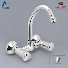 Wall Sink Mixer Chrome Grohe Italy Bathroy خلاط مجلى جدار كروم قروهي ايطالي باثروئي
