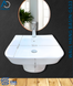 Wall hung Basin White B-533 EWA| مغسلة معلق ابيض B-533 ايوا